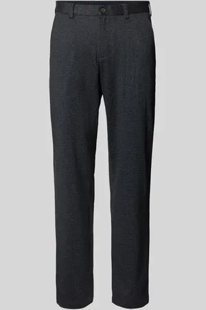 Christian Berg Slim Fit Stoffhose mit Gürtelschlaufen in , Größe 24