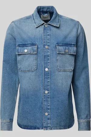 Pepe Jeans Relaxed Fit Hemdjacke mit Brustpattentaschen in , Größe S