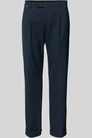 Cinque Regular Fit Bundfaltenhose mit Label-Detail Modell 