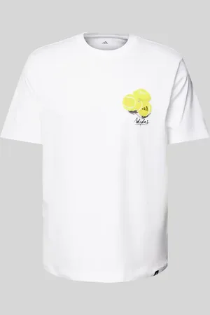 adidas T-Shirt mit Label-Print in , Größe S