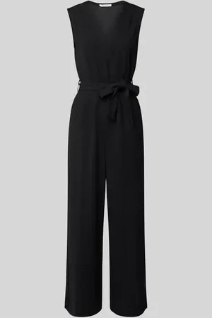 TOM TAILOR Relaxed Fit Jumpsuit mit durch Druckknopf verstellbarem Ausschnitt in , Größe XS