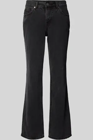 VERO MODA Straight Fit High-Waist-Jeans mit Nieten Modell 