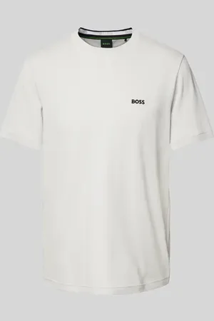 HUGO BOSS Regular Fit T-Shirt mit Label-Stitching Modell 