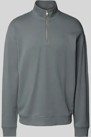 HUGO BOSS Sweatshirt mit Label-Print Modell 
