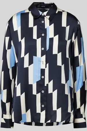 Someday Regular Fit Bluse mit durchgehender Knopfleiste Modell 