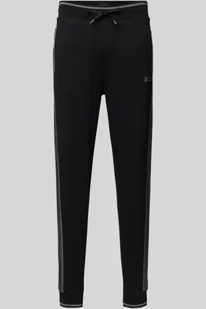 HUGO BOSS Sweatpants mit Label-Stitching in , Größe L