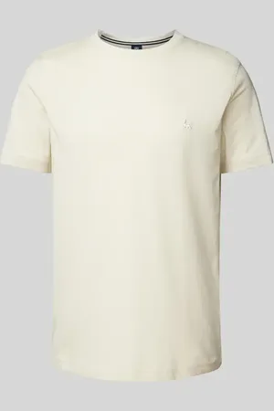 Lerros T-Shirt mit Label-Stitching in , Größe L