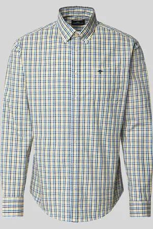 Fynch-Hatton Regular Fit Freizeithemd mit Button-Down-Kragen in , Größe S