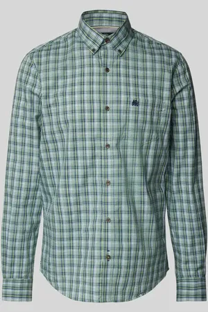 Lerros Regular Fit Freizeithemd mit Label-Stitching in , Größe M