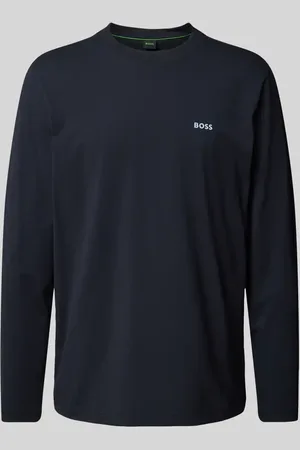 HUGO BOSS Longsleeve mit Label-Print in , Größe S