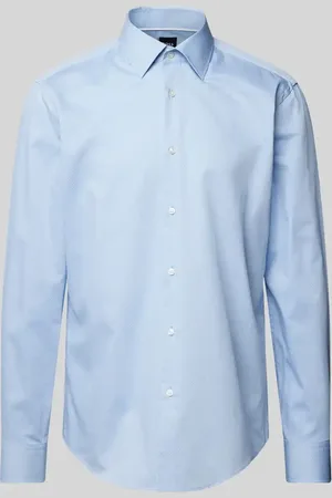 HUGO BOSS Regular Fit Business-Hemd mit Kentkragen Modell 