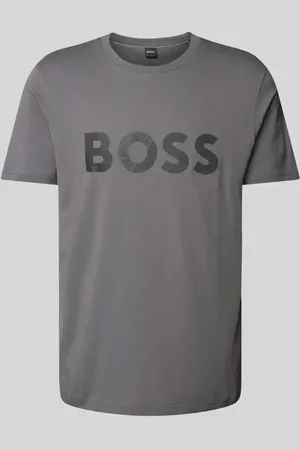 HUGO BOSS T-Shirt mit Label-Print in , Größe S