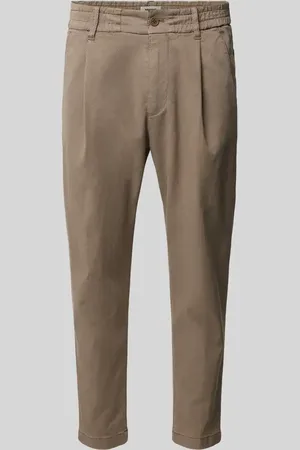 Drykorn Tapered Fit Bundfaltenhose mit elastischem Bund Modell 