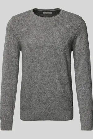QS by s.Oliver Regular Fit Strickpullover aus reiner Baumwolle mit Strukturmix in , Größe L