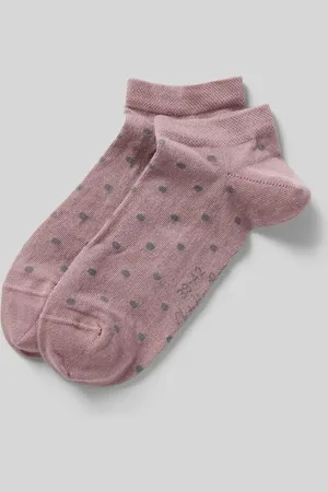 Christian Berg Socken mit gerippten Bündchen und Label-Detail in , Größe 35-38