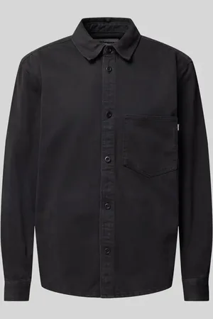 Review Regular Fit Freizeithemd mit Label-Detail in , Größe XS