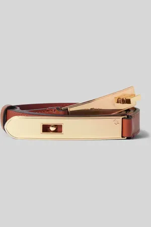 Ralph Lauren Gürtel aus Kalbsleder mit Pinschließe in , Größe XS