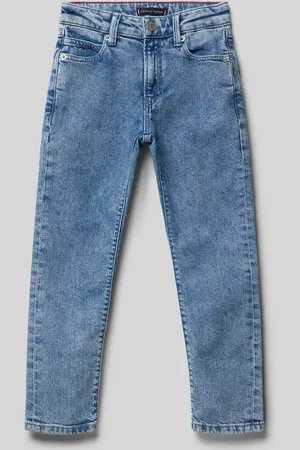 Tommy Hilfiger Straight Fit Jeans im 5-Pocket-Design in , Größe 92
