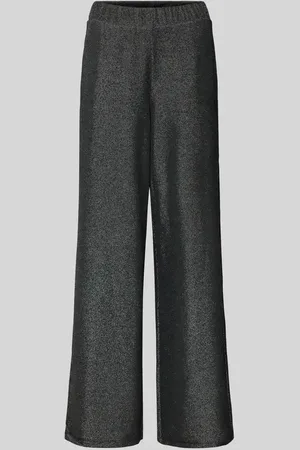 TOM TAILOR Loose Fit Palazzo-Hose mit Glitzer-Effekt in , Größe XS