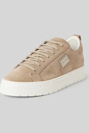 Antony Morato Low Top Sneaker aus Leder mit Label-Detail in , Größe 40