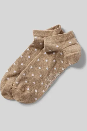 Christian Berg Socken mit gerippten Bündchen und Label-Detail in , Größe 35-38