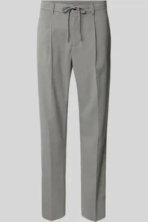 SELECTED Regular Tapered Fit Bundfaltenhose mit Tunnelzug Modell 