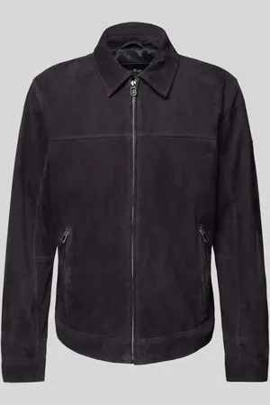 JOOP! Regular Fit Wildlederjacke mit Reißverschlusstaschen Modell 