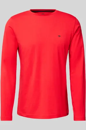 Fynch-Hatton Longsleeve mit Logo-Print in , Größe 3XL