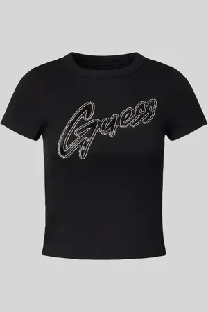 Guess T-Shirt mit Label-Print in , Größe XS