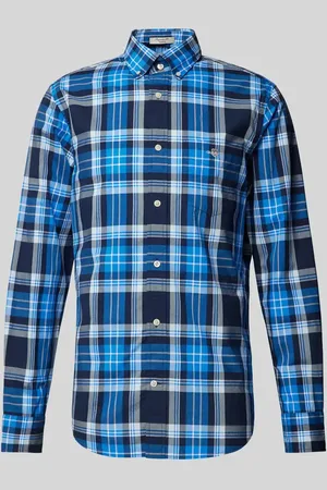 GANT Regular Fit Freizeithemd mit Label-Stitching in , Größe S