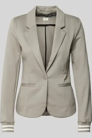 Kaffe Blazer mit Leistentaschen und Viskose-Anteil Modell 