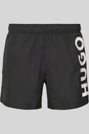 HUGO BOSS Badehose mit Label-Print Modell 