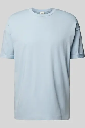 Drykorn T-Shirt mit geripptem Rundhalsausschnitt Modell 