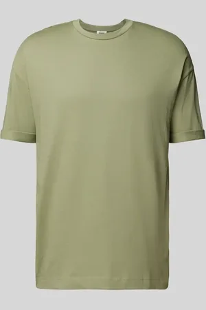 Drykorn T-Shirt mit geripptem Rundhalsausschnitt Modell 