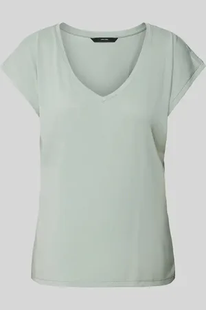 VERO MODA Comfort Fit T-Shirt mit Modal-Anteil Modell 