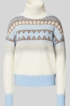 Christian Berg Oversized Strickpullover mit Rollkragen in , Größe S