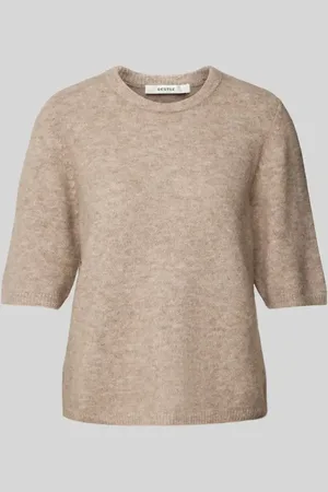 Gestuz Strickpullover mit gerippten Abschlüssen Modell 