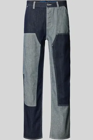 Hugo Blue Baggy Fit Jeans mit Ziernähten Modell 