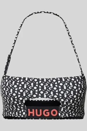 HUGO BOSS Bikini-Oberteil mit Label-Print in , Größe S