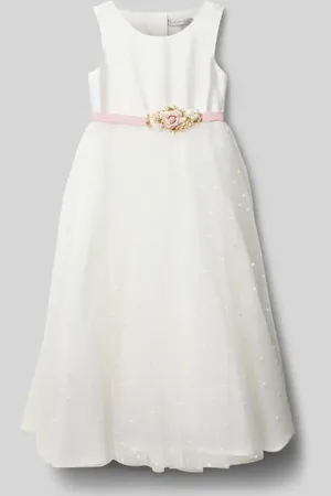 Une Hautre Couture Kleid mit floraler Applikation in , Größe 128