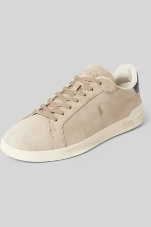 Ralph Lauren Ledersneaker mit Label-Details in , Größe 44