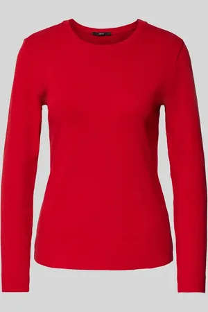 Zero Longsleeve mit geripptem Rundhalsausschnitt in , Größe 44