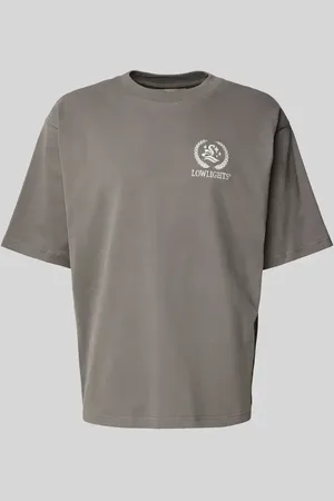 Low Lights Studios Oversized T-Shirt mit Label-Stitching Modell 