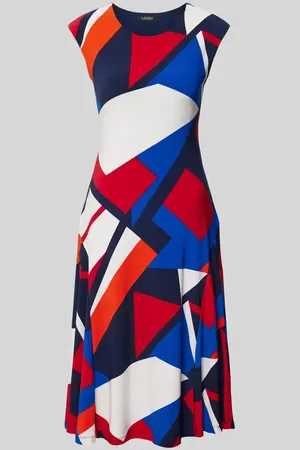 Ralph Lauren Midikleid mit Kappärmeln Modell 