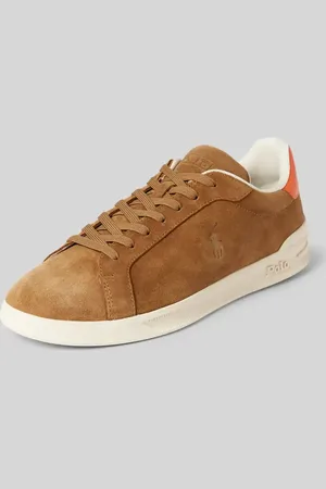 Ralph Lauren Ledersneaker mit Label-Details in , Größe 41