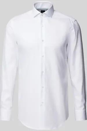 HUGO BOSS Slim Fit Business-Hemd mit Strukturmuster Modell 