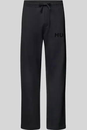 HUGO BOSS Straight Leg Sweatpants mit Label-Print Modell 