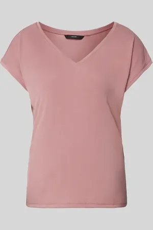 VERO MODA Comfort Fit T-Shirt mit Modal-Anteil Modell 