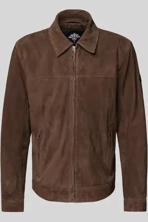 JOOP! Regular Fit Wildlederjacke mit Reißverschlusstaschen Modell 
