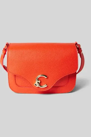 Coccinelle Crossbody Bag aus Leder mit Label-Detail in , Größe 1